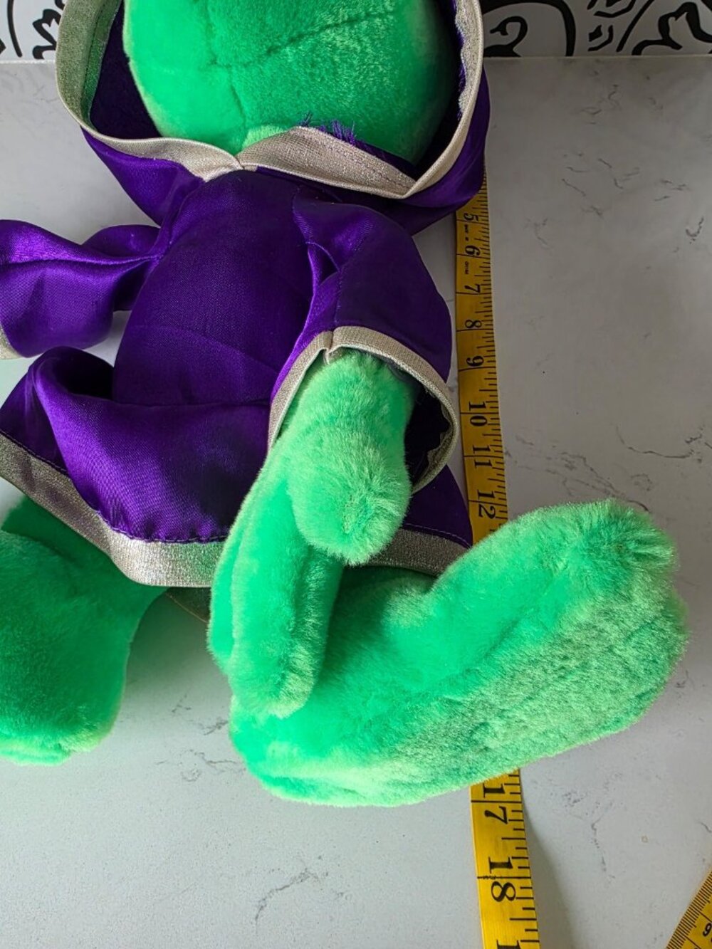 Vintage Believe the Alien NANCO 1996 Purple hoodie large 17” Plush - Picture 2 of 5